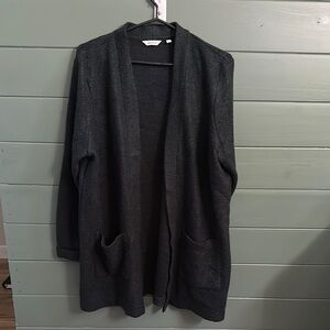 Reitmans Black Open-Front Cardigan